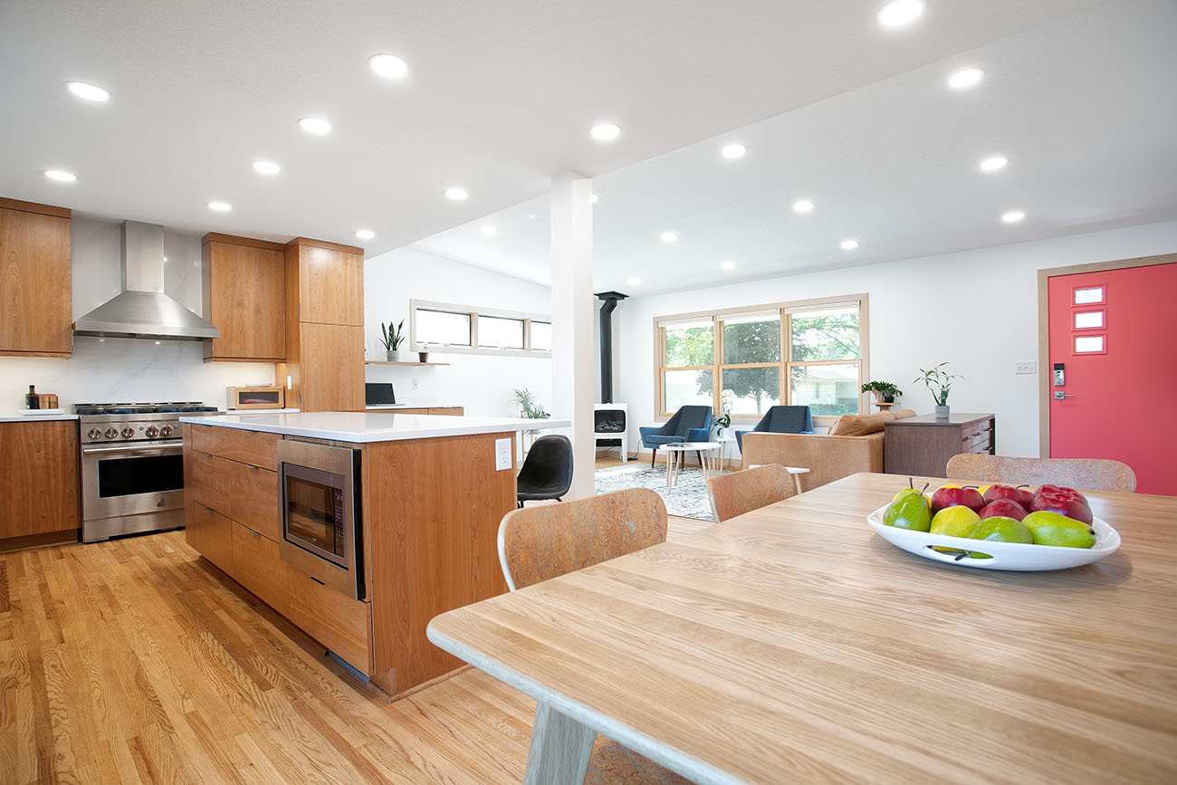 Minneapolis Scandinavian Modern Whole House Renovation - Sawhorse ... - Scandinavian Apartments With Secure Whole House Video Distribution Systems